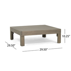 OANA LEFT CORNER BENCH AND COFFEE TABLE. DARK GREY