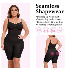 Bodysuit for Women Shorts Tummy Control Seamless Shapewear Body Shaper