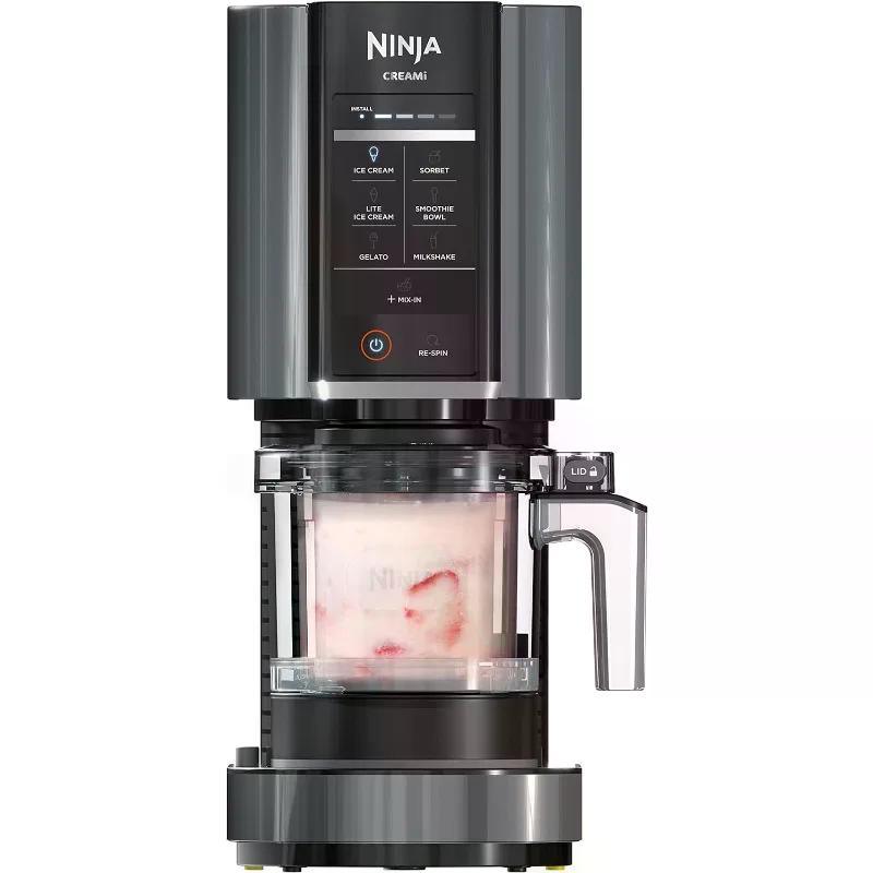 Ninja NC299AMZ CREAMi Ice Cream Maker, for Gelato, Mix-ins, Milkshakes, Sorbet, Smoothie Bowls & More, 7 One-Touch ProgramsBlack