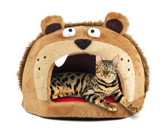 Roar Bear Snuggle Plush Polar Fleece Pet Bed