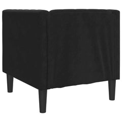 Chesterfield Sofa Chair Black Velvet