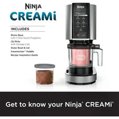 Ninja NC301 CREAMi Ice Cream Maker, for Gelato, Mix-ins, Milkshakes, Sorbet, Smoothie Bowls & More, 7 One-Touch Programs