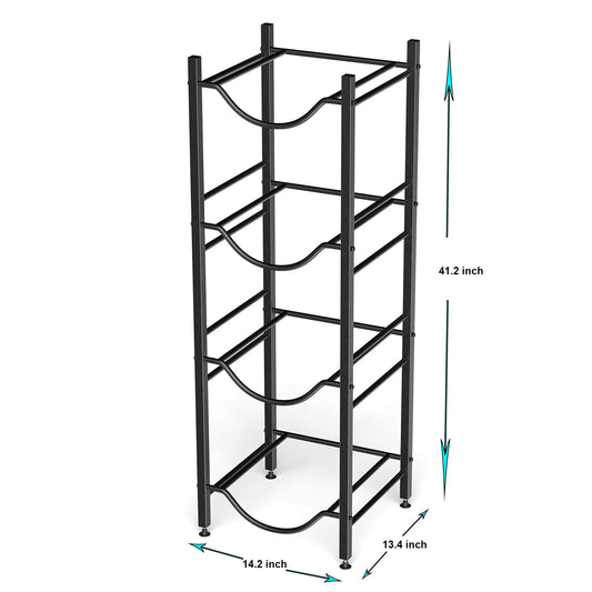 5 Gallon Water Jug Holder, Heavy Duty Steel, Storage Rack for Kitchen, Home, Office, Pantry