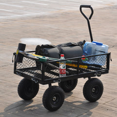 Wagon Cart Garden cart trucks make it easier to transport firewood