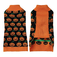 Halloween Pumpkin Dog Knitted soft Activity Costume