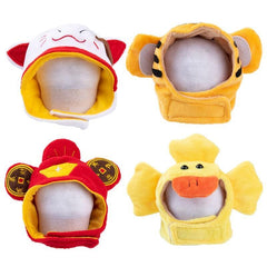 Funny Cat Hat Cartoon Duck Tiger Cosplay Costume Headgear Cute Pets Dog Cap Puppy Kitten Dress Up Accessories