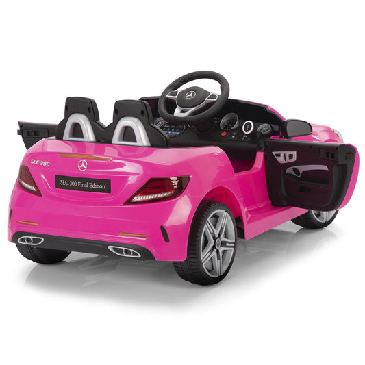 12V Kids SLC300 Ride On Toy Car, Electric Battery Powered Vehicles with LED Lights, Horn, for Children 3-6