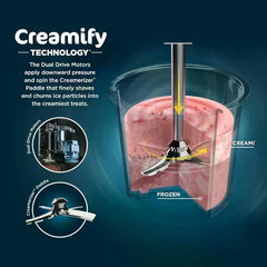 Ninja NC301 CREAMi Ice Cream Maker, for Gelato, Mix-ins, Milkshakes, Sorbet, Smoothie Bowls & More, 7 One-Touch Programs