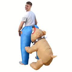 Dog Bite Inflatable Costume, Halloween Party Cosplay Costumes, Party Dress Up For Halloween, Easter, Christmas