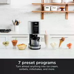 Ninja NC301 CREAMi Ice Cream Maker, for Gelato, Mix-ins, Milkshakes, Sorbet, Smoothie Bowls & More, 7 One-Touch Programs