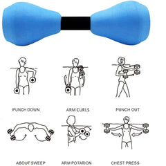 1pair Aquatic Aerobic Exercise Foam Dumbbell; EVA Water Resistance Fitness Equipment For Pool Women Men Weight Loss