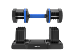 Adjustable Dumbbell - 55lb x2 Dumbbell Set of 2 with Anti-Slip Handle, Fast Adjust Weight by Turning Handle with Tray, Exercise Fitness Dumbbell Suitable for Full Body Workout