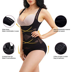 Shapewear Bodysuit for Women Tummy Control Butt Lifter Panty Hi-Waist Trainer Stomach Body Shaper Slimming Girdles