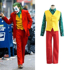 Joker Halloween Cosplay Costume, Arthur Fleck Joaquin Phoenix Suit