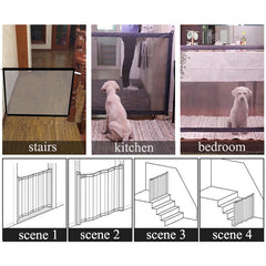 Magic Pet Gate for The House Stairs Providing a Safe Enclosure