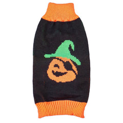 Halloween Pumpkin Dog Knitted soft Activity Costume