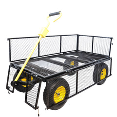 Wagon Cart Garden cart trucks make it easier to transport firewood