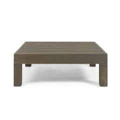 OANA LEFT CORNER BENCH AND COFFEE TABLE. DARK GREY