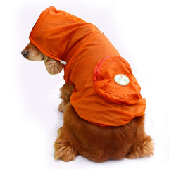 The Ultimate Waterproof Thunder-Paw Adjustable Zippered Folding Travel Dog Raincoat