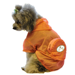 The Ultimate Waterproof Thunder-Paw Adjustable Zippered Folding Travel Dog Raincoat