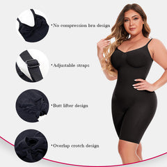 Bodysuit for Women Shorts Tummy Control Seamless Shapewear Body Shaper