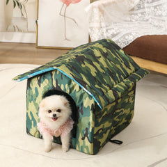 Stray cat and dog removable and Waterproof house; The best gift for a stray cat and dog; pet cage; removable and washable tent