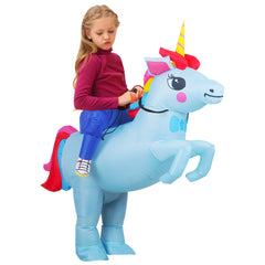 Kids Unicorn Dinosaur Inflatable Costumes Halloween Cosplay Costume Animal Fancy Purim Birthday Gift for Boys Girls